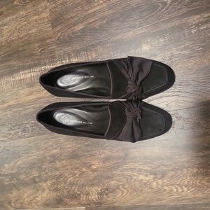 Antonio Melani Suede Leather Block Heels